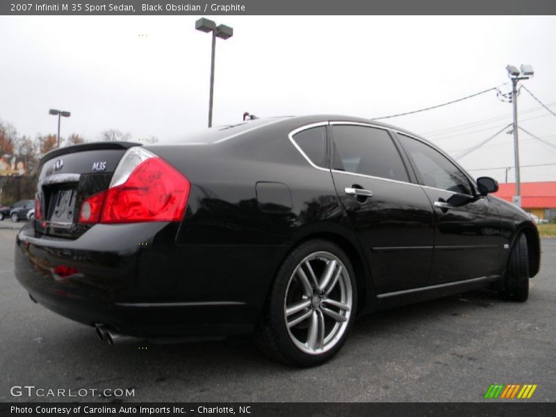 Black Obsidian / Graphite 2007 Infiniti M 35 Sport Sedan