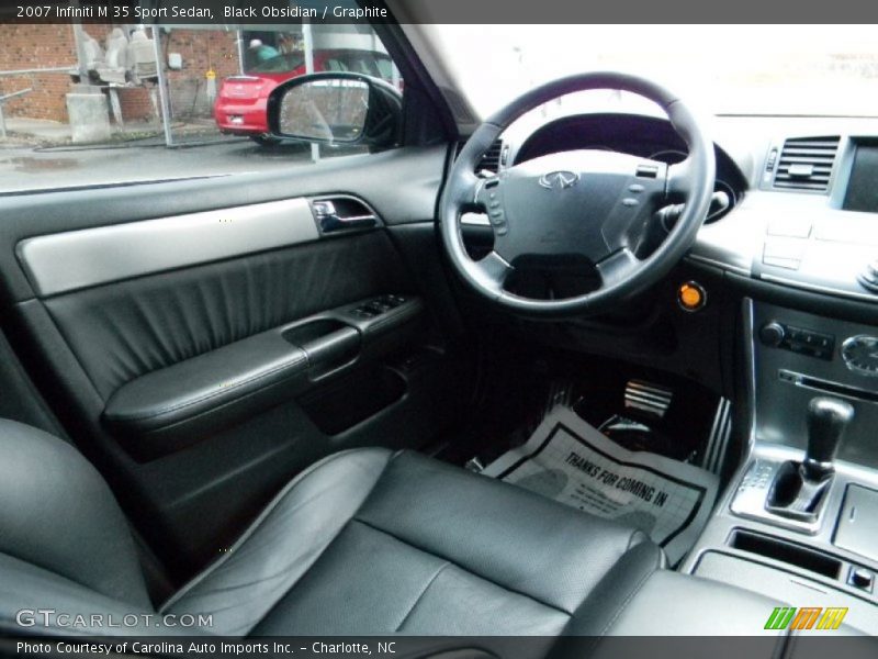Black Obsidian / Graphite 2007 Infiniti M 35 Sport Sedan