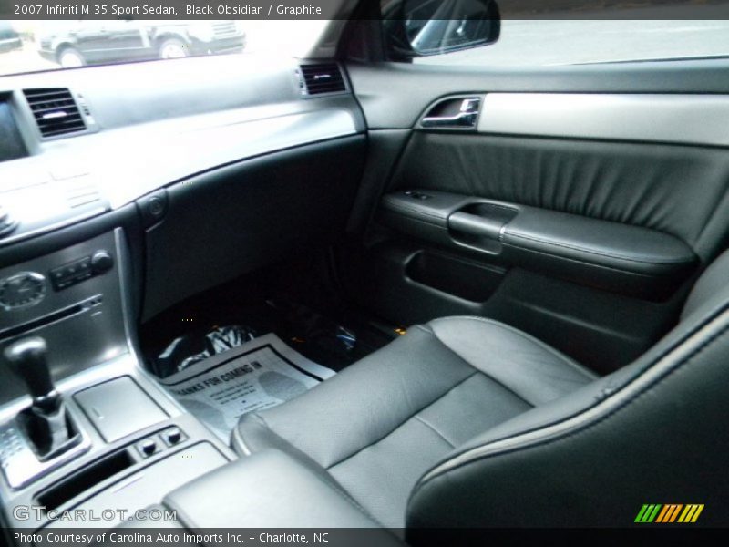 Black Obsidian / Graphite 2007 Infiniti M 35 Sport Sedan