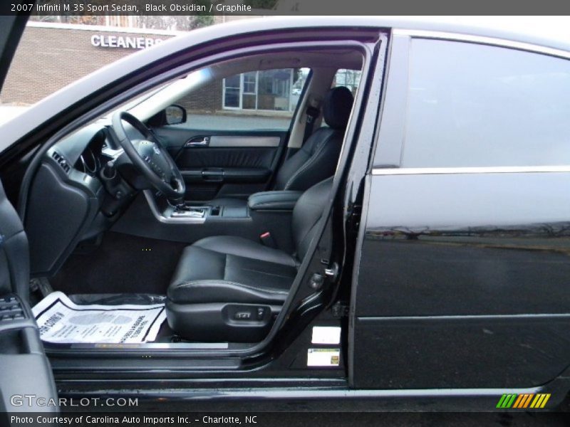 Black Obsidian / Graphite 2007 Infiniti M 35 Sport Sedan