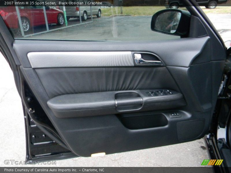 Black Obsidian / Graphite 2007 Infiniti M 35 Sport Sedan