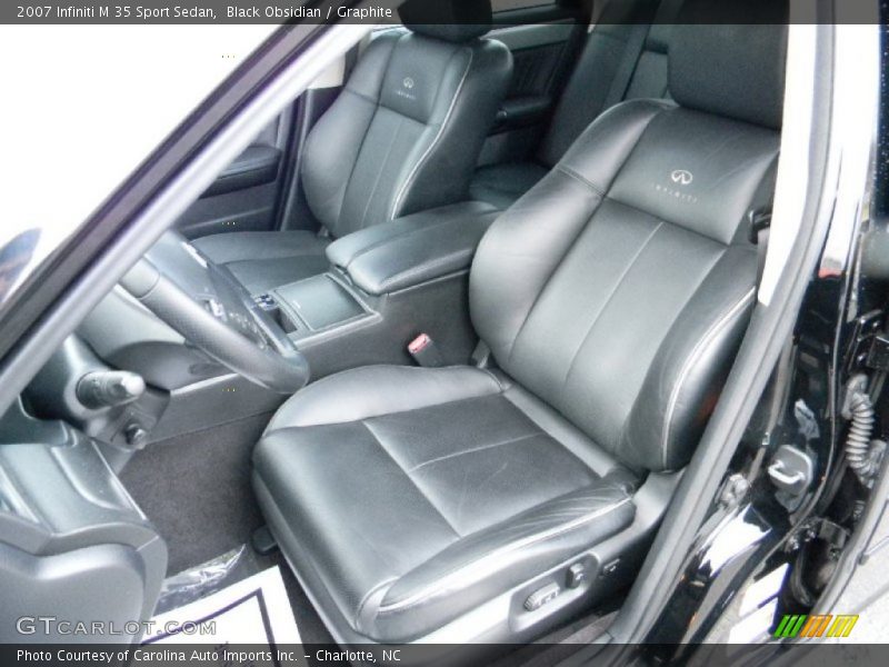 Black Obsidian / Graphite 2007 Infiniti M 35 Sport Sedan