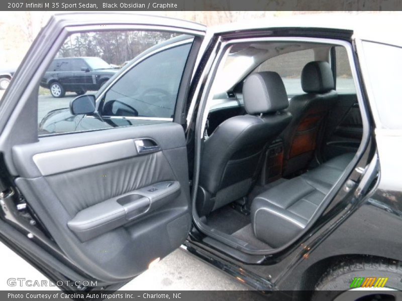 Black Obsidian / Graphite 2007 Infiniti M 35 Sport Sedan