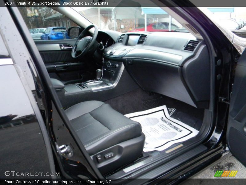 Black Obsidian / Graphite 2007 Infiniti M 35 Sport Sedan