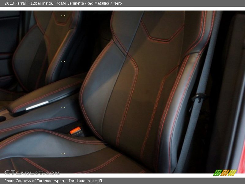 Front Seat of 2013 F12berlinetta 