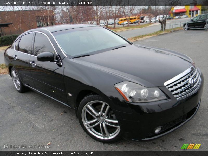 Black Obsidian / Graphite 2007 Infiniti M 35 Sport Sedan