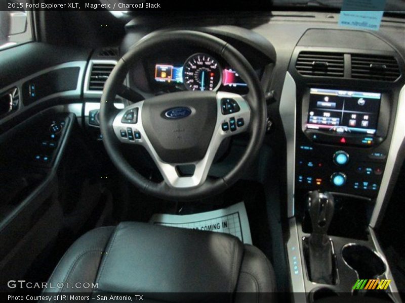 Magnetic / Charcoal Black 2015 Ford Explorer XLT