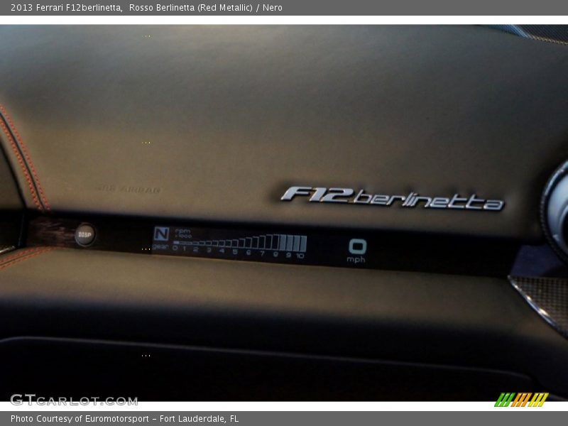 Dashboard of 2013 F12berlinetta 