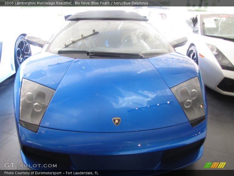 Blu Nova (Blue Pearl) / Ivory/Blue Delphinus 2006 Lamborghini Murcielago Roadster