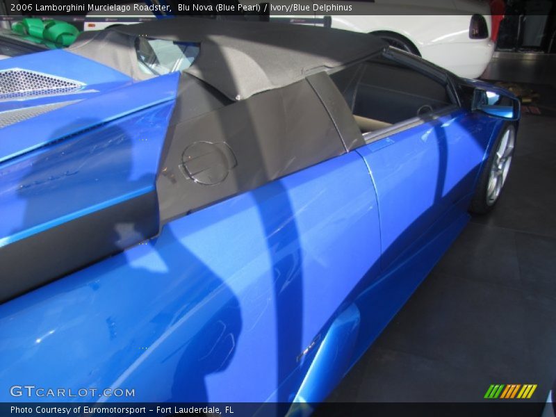 Blu Nova (Blue Pearl) / Ivory/Blue Delphinus 2006 Lamborghini Murcielago Roadster