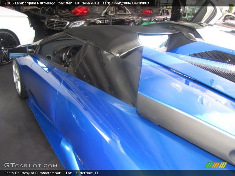 Blu Nova (Blue Pearl) / Ivory/Blue Delphinus 2006 Lamborghini Murcielago Roadster