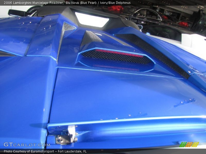Blu Nova (Blue Pearl) / Ivory/Blue Delphinus 2006 Lamborghini Murcielago Roadster