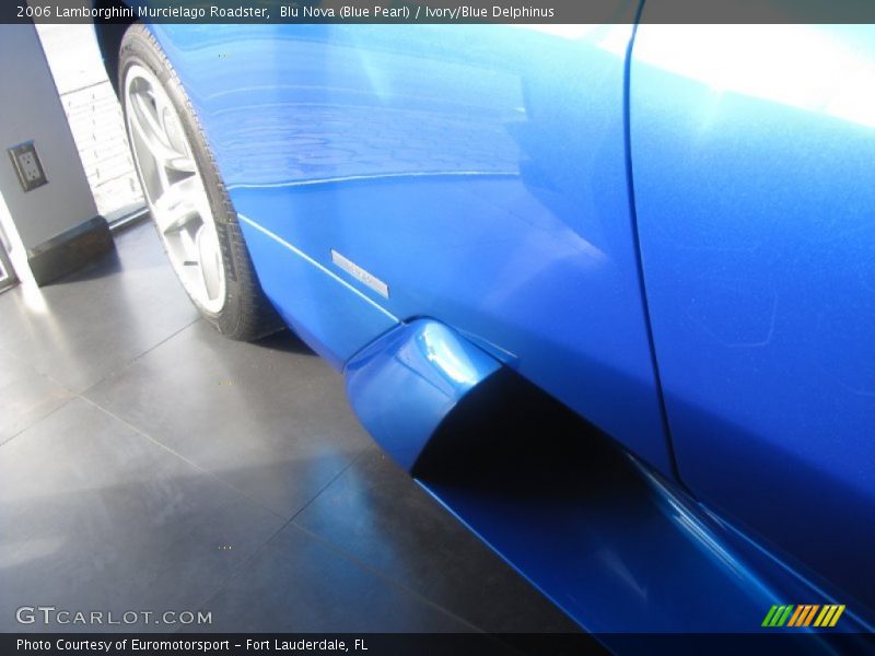 Blu Nova (Blue Pearl) / Ivory/Blue Delphinus 2006 Lamborghini Murcielago Roadster