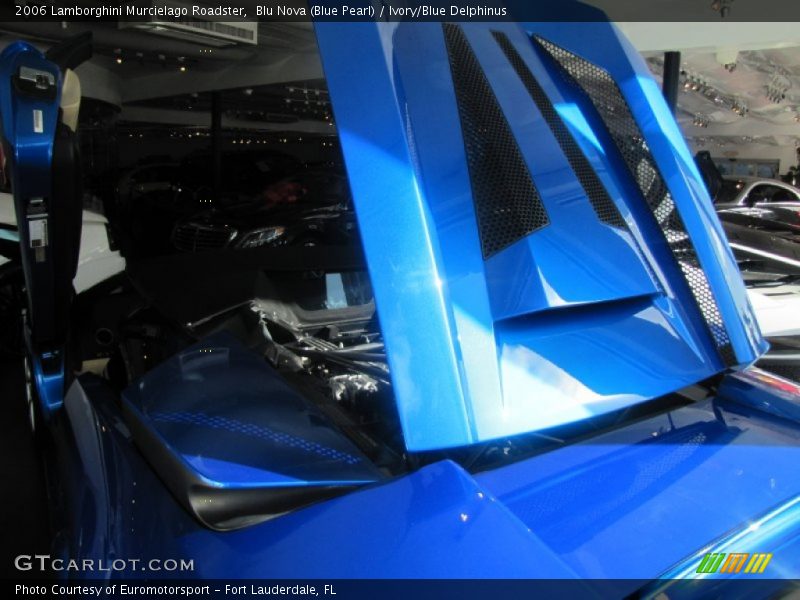 Blu Nova (Blue Pearl) / Ivory/Blue Delphinus 2006 Lamborghini Murcielago Roadster