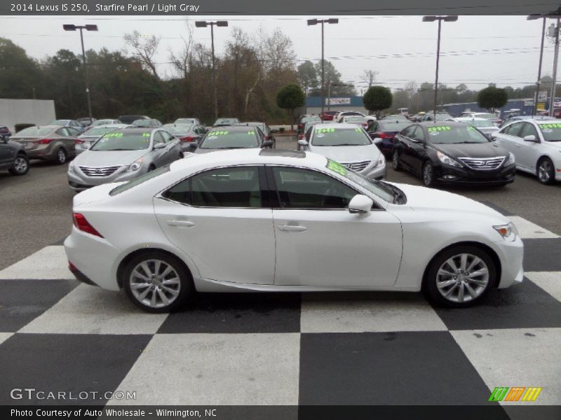 Starfire Pearl / Light Gray 2014 Lexus IS 250