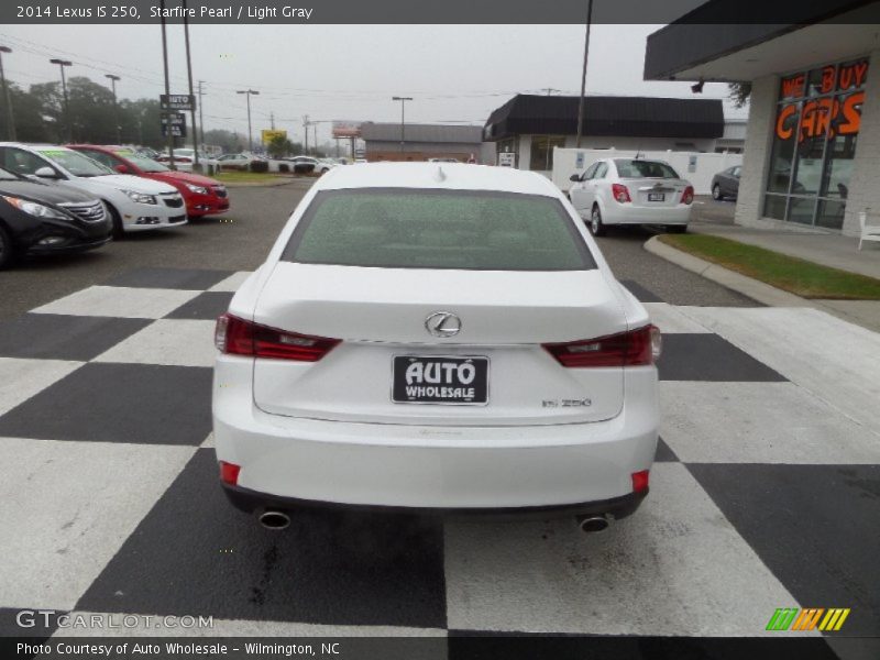 Starfire Pearl / Light Gray 2014 Lexus IS 250