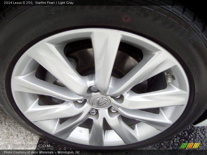 Starfire Pearl / Light Gray 2014 Lexus IS 250