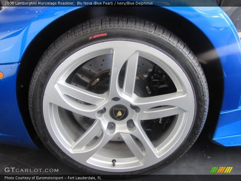 Blu Nova (Blue Pearl) / Ivory/Blue Delphinus 2006 Lamborghini Murcielago Roadster