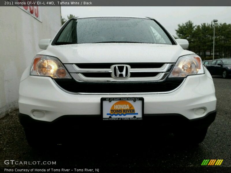 Taffeta White / Black 2011 Honda CR-V EX-L 4WD