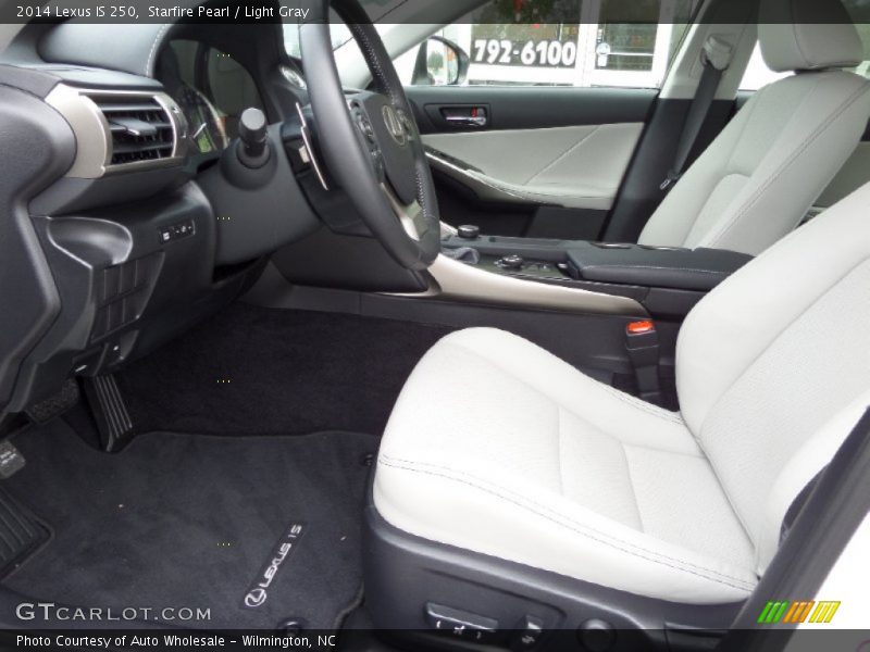 Starfire Pearl / Light Gray 2014 Lexus IS 250