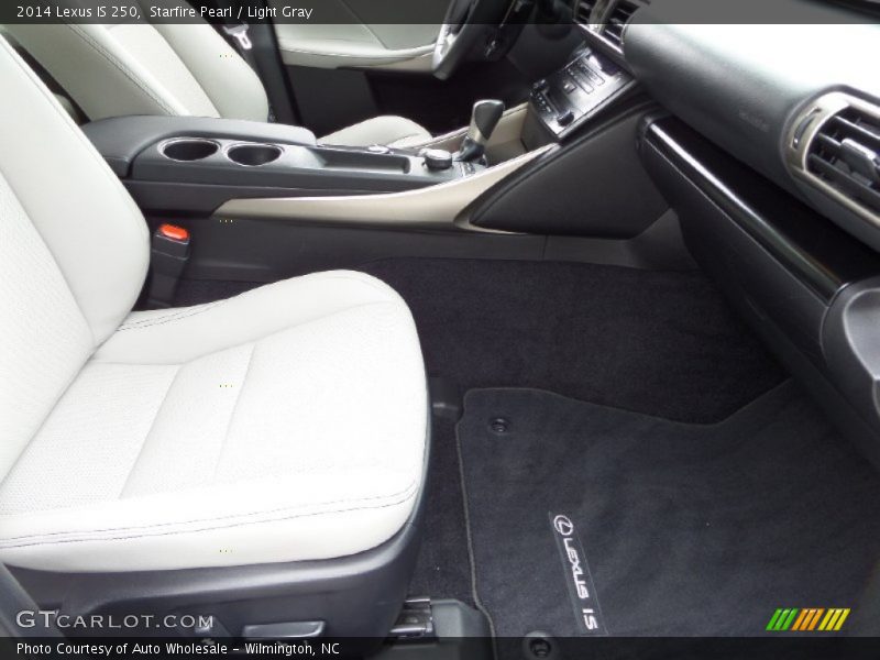 Starfire Pearl / Light Gray 2014 Lexus IS 250
