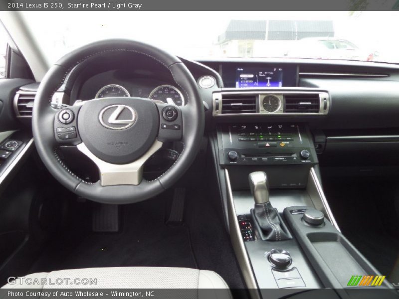 Starfire Pearl / Light Gray 2014 Lexus IS 250
