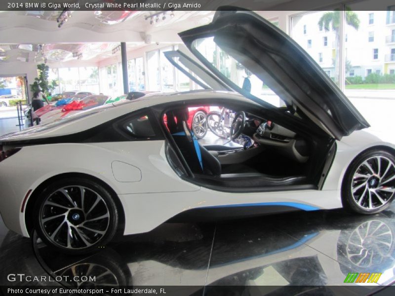 Crystal White Pearl Metallic / Giga Amido 2014 BMW i8 Giga World