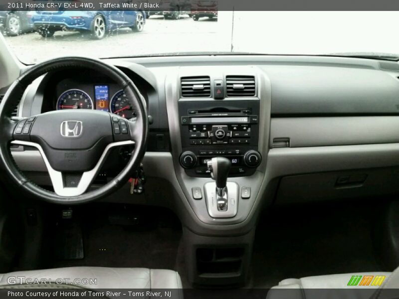 Taffeta White / Black 2011 Honda CR-V EX-L 4WD