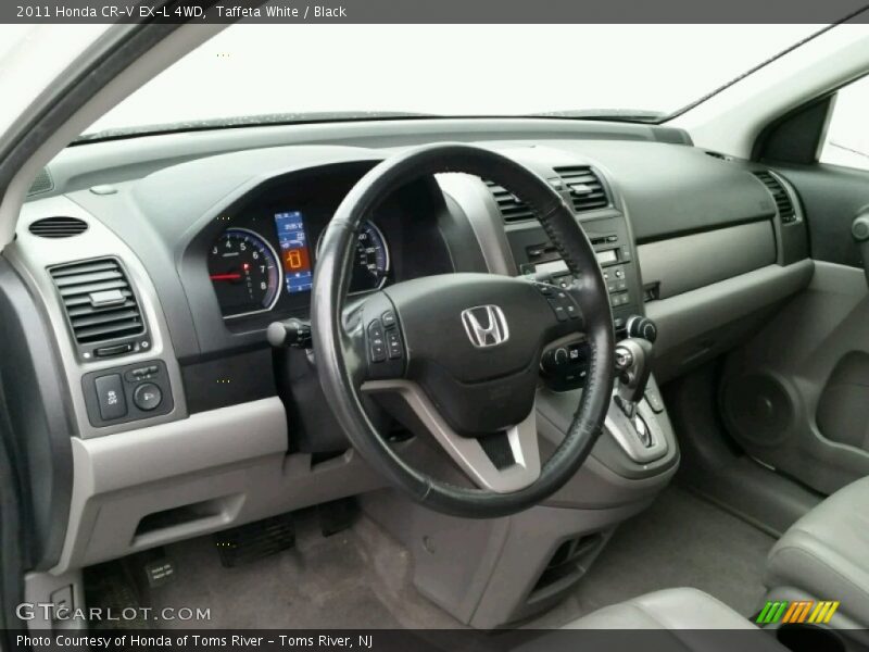 Taffeta White / Black 2011 Honda CR-V EX-L 4WD