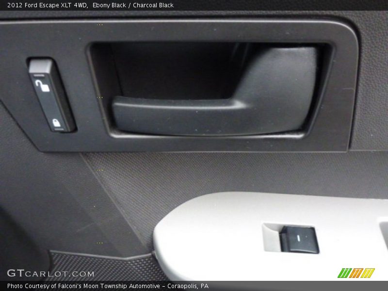 Ebony Black / Charcoal Black 2012 Ford Escape XLT 4WD