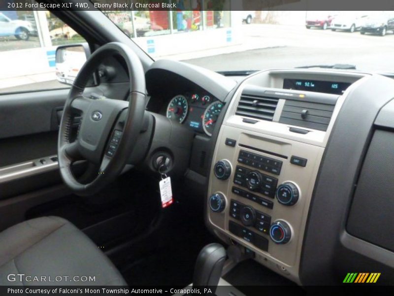 Ebony Black / Charcoal Black 2012 Ford Escape XLT 4WD