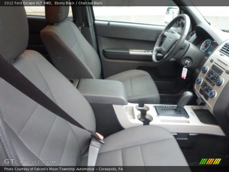 Ebony Black / Charcoal Black 2012 Ford Escape XLT 4WD