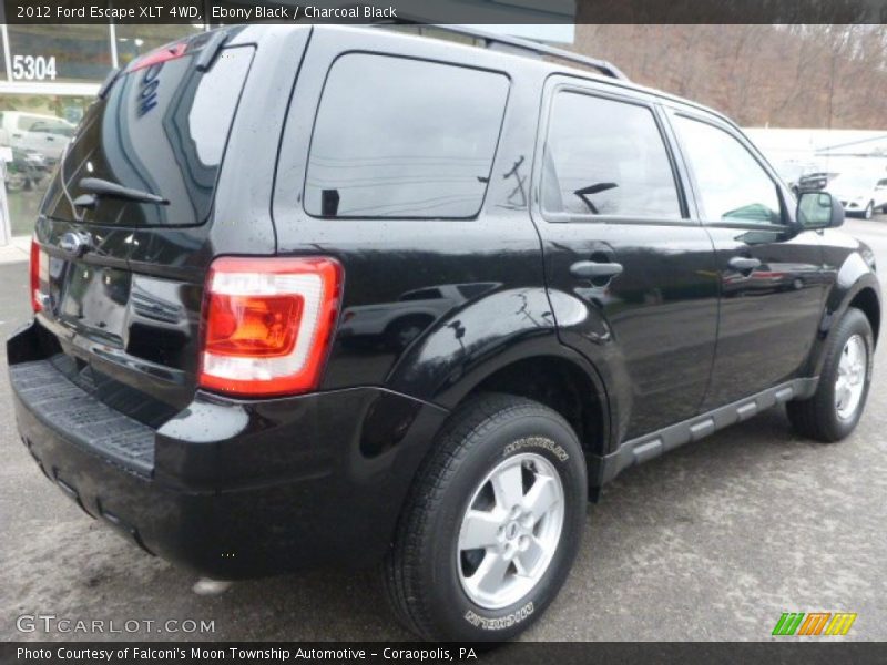 Ebony Black / Charcoal Black 2012 Ford Escape XLT 4WD