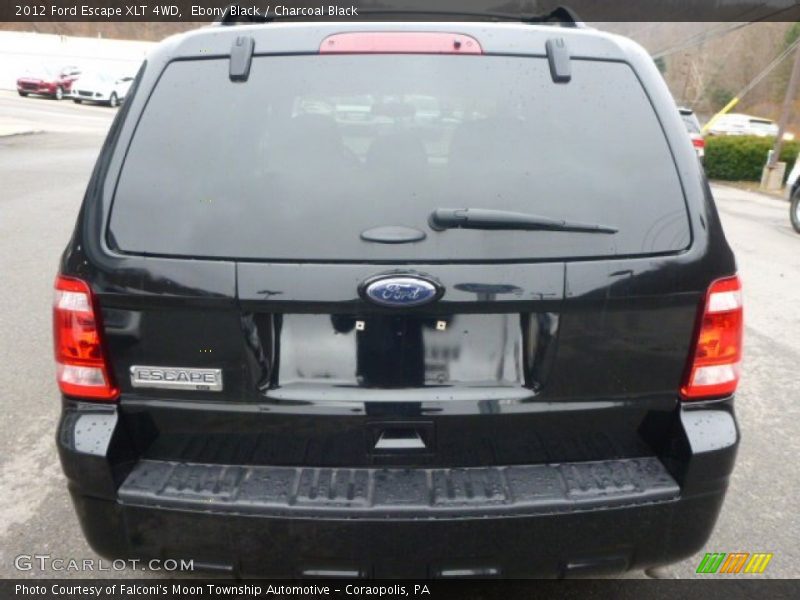 Ebony Black / Charcoal Black 2012 Ford Escape XLT 4WD