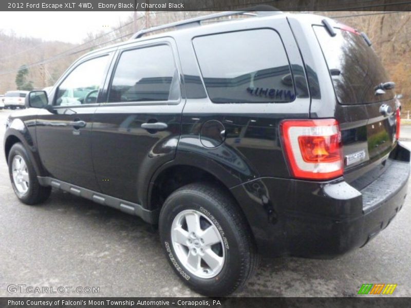 Ebony Black / Charcoal Black 2012 Ford Escape XLT 4WD