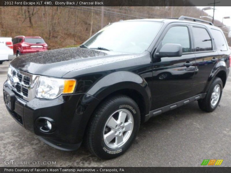 Ebony Black / Charcoal Black 2012 Ford Escape XLT 4WD