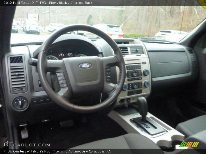 Ebony Black / Charcoal Black 2012 Ford Escape XLT 4WD