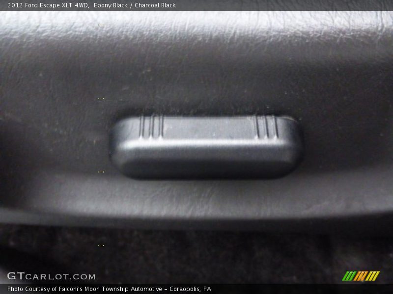 Ebony Black / Charcoal Black 2012 Ford Escape XLT 4WD