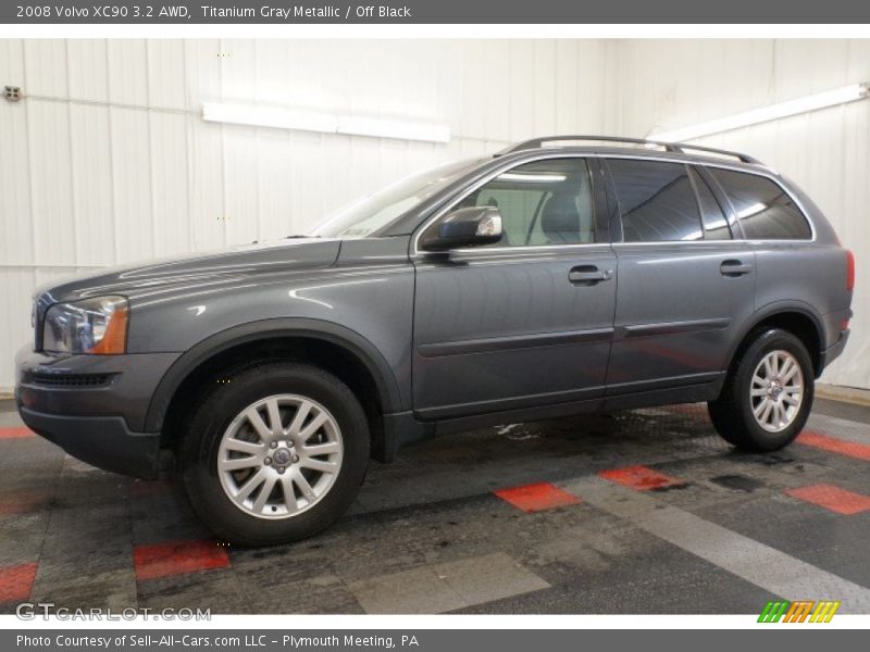 Titanium Gray Metallic / Off Black 2008 Volvo XC90 3.2 AWD