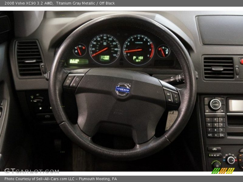 Titanium Gray Metallic / Off Black 2008 Volvo XC90 3.2 AWD
