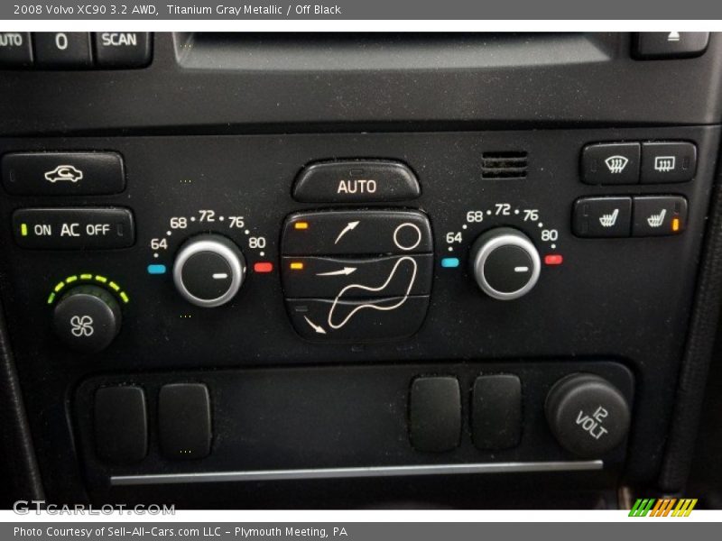 Titanium Gray Metallic / Off Black 2008 Volvo XC90 3.2 AWD