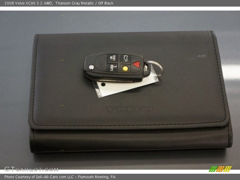 Titanium Gray Metallic / Off Black 2008 Volvo XC90 3.2 AWD