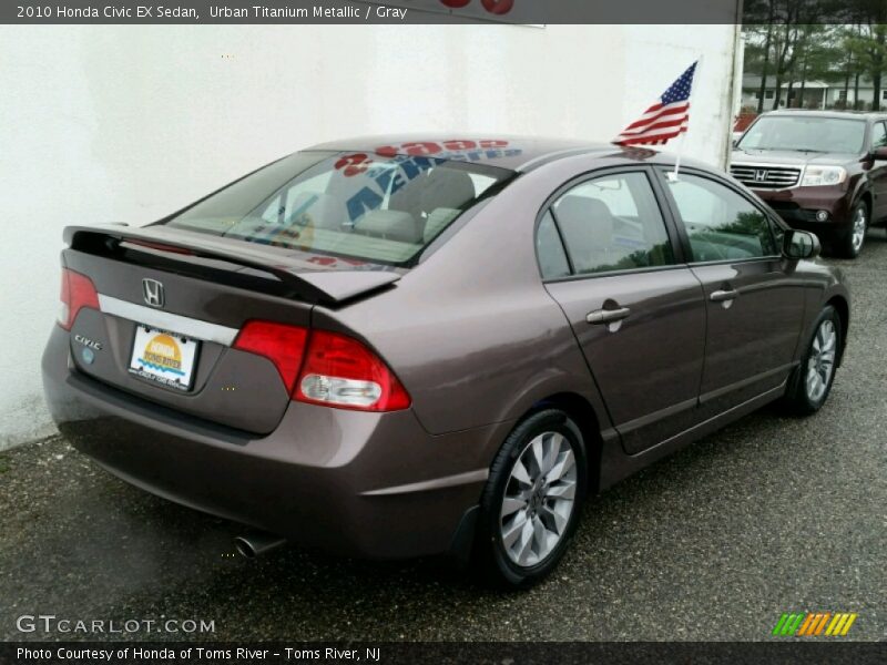 Urban Titanium Metallic / Gray 2010 Honda Civic EX Sedan