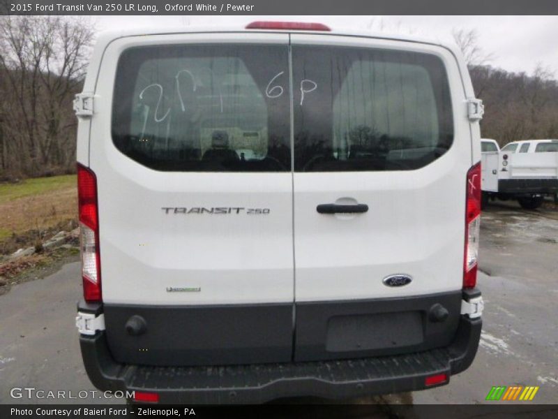 Oxford White / Pewter 2015 Ford Transit Van 250 LR Long