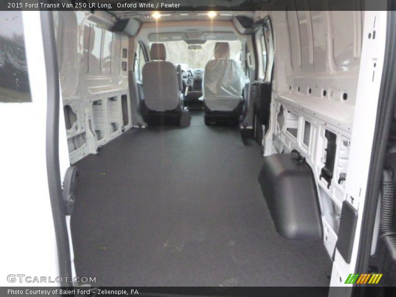 Oxford White / Pewter 2015 Ford Transit Van 250 LR Long