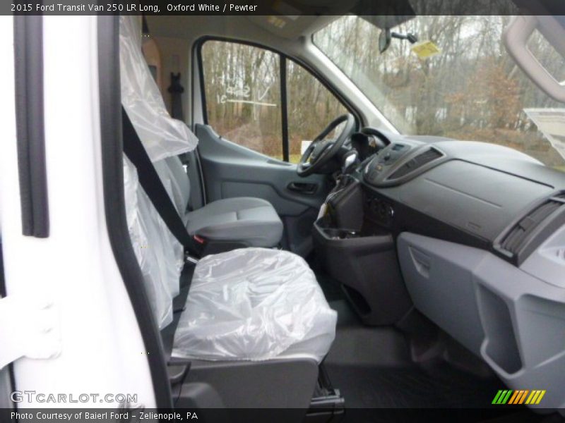 Oxford White / Pewter 2015 Ford Transit Van 250 LR Long