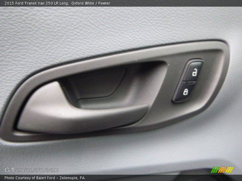 Oxford White / Pewter 2015 Ford Transit Van 250 LR Long
