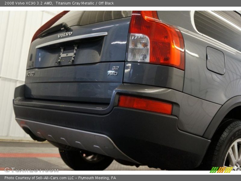 Titanium Gray Metallic / Off Black 2008 Volvo XC90 3.2 AWD
