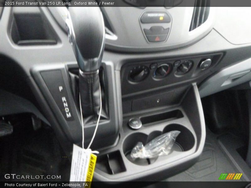 Oxford White / Pewter 2015 Ford Transit Van 250 LR Long