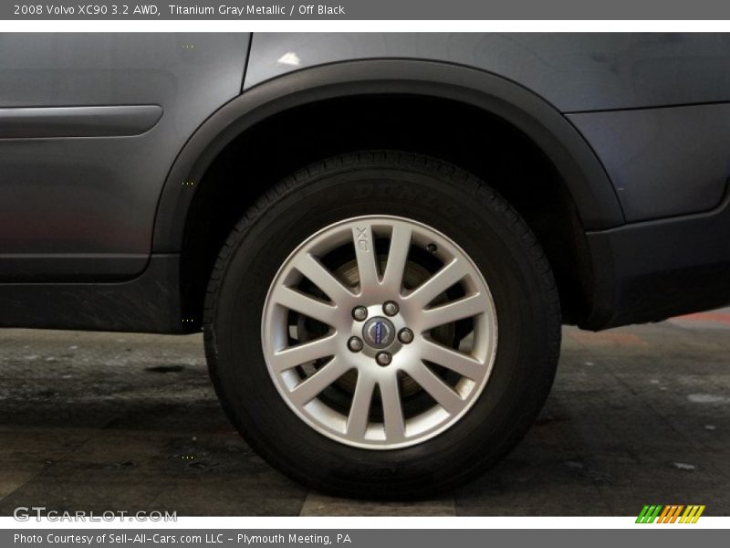 Titanium Gray Metallic / Off Black 2008 Volvo XC90 3.2 AWD